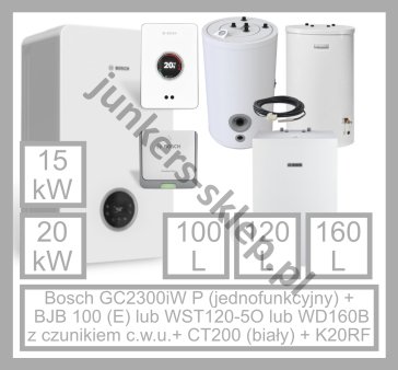 PAKIET BOSCH - GC2300iW...P (jednofunkcyjny) + Zasobnik + CT200 + K20RF