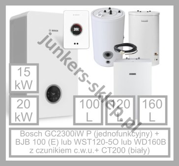 PAKIET BOSCH GC2300iW...P (jednofunkcyjny) + Zasobnik + CT200