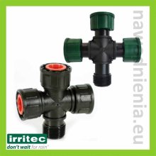 Czwórnik kolektorowy Irritec GZ x GW x GW x GW