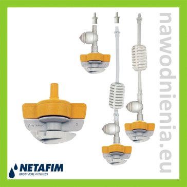 Mikrozraszacz Spinnet 200l/h FLT Netafim (żółty z szarym wirnikiem)