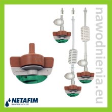 Mikrozraszacz Spinnet 160l / h LR Netafim (brązowy z zielonym wirnikiem)