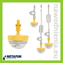 Mikrozraszacz Spinnet 200 / 120 SD FLT Netafim (żółty z szarym wirnikiem)