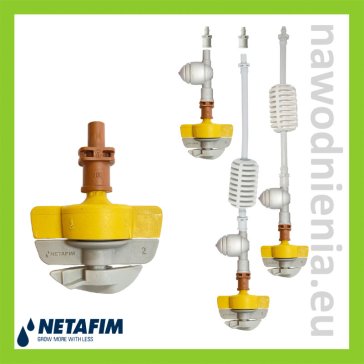 Mikrozraszacz Spinnet 200/090 SD FLT Netafim (żółty z szarym wirnikiem)