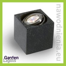 Reflektor obrotowy do ogrodu CYLON / LISSA LED (barwa biała ciepła, efekt kamienia)