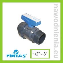 Zawór kulowy PVC-U GW / GZ PN16 Pimtas