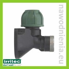 Kolano PE GW INOX z płytką montażową