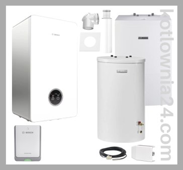 Pakiet Bosch Condens GC7800iW jednofunkcyjny + zasobnik + automatyka