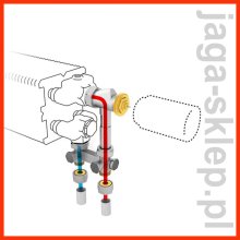 Zestaw zaworowy Jaga 104 - do podłogi