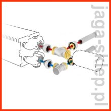 Zestaw zaworowy Jaga 225 - pod obudową grzejnika